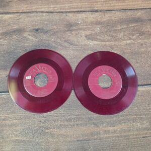 RCA Victor Red Seal 45 RPM Record James Melton 7" Red Vinyl Good Oh Susanna